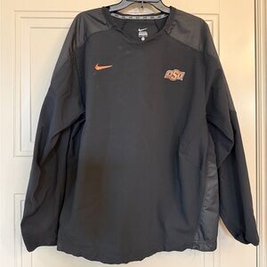 Nike Black and Orange OSU Pullover - Men’s Large